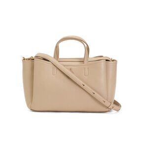 RADLEY LONDON stone Leather Bathurst Mews Medium Zip Top Grab Satchel